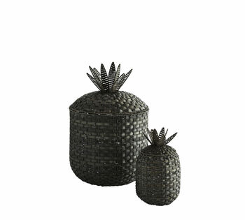 Braided Pineapple Storage Basket, 2 of 2