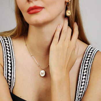Butterfly Mother Of Pearl Locket Necklace – A Timeless Gift For Mum, 2 of 12