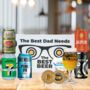 Best Dad Ipa Craft Beer Gift Set For Him With Glass, thumbnail 1 of 3