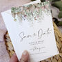 Whimsical Barn A6 Save The Date Card, thumbnail 1 of 3
