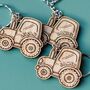 Personalised Tractor Keyrings – Farm Party Bag Favours For Children, thumbnail 3 of 6