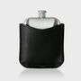 Steel Hip Flask With Premium Leather Sleeve, thumbnail 4 of 8