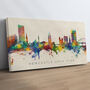 Newcastle Skyline Cityscape Black And White, thumbnail 10 of 12