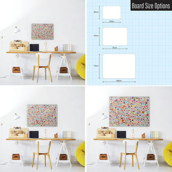 Millefiori Design / Large Magnetic Notice Board, 2 of 9