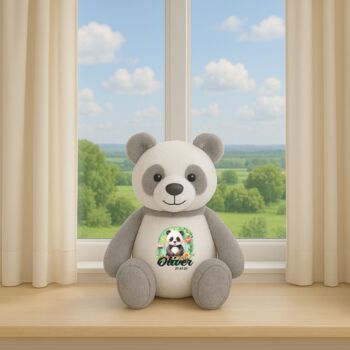 Personalised Initial Large Panda Teddy, 4 of 8
