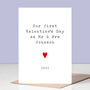 Personalised Newlyweds Valentine's Day Card, thumbnail 1 of 3