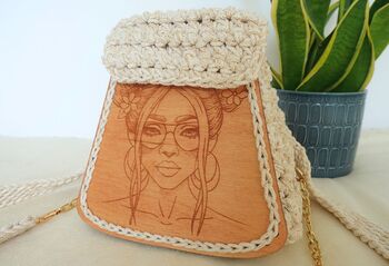 Handmade Crochet Backpack, Christmas Gift For Her, 3 of 8