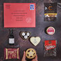 Festive Chocolate, Port And Mince Pie Letter Box Hamper, thumbnail 1 of 7