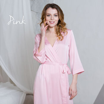Long Satin Robes For Brides And Bridesmaids, 4 of 12