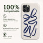 Blue Bow Ribbon Eco Phone Case, thumbnail 2 of 8