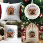 Personalised Christmas Shar Pei Break Through, thumbnail 1 of 10