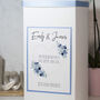 Geometric Floral Heart Wedding Post Box, thumbnail 2 of 4