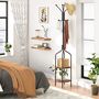 Coat Tree Rack Coat Stand Free Standing Clothes Stand, thumbnail 3 of 9