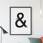Can And Will Ampersand Print, thumbnail 2 of 2