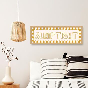 Framed Sleep Tight Bedroom Print, 3 of 7