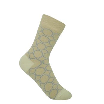 Jigsaw Pink And Beehive Beige Women's Socks Bundle, 3 of 4