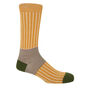 Oxford Stripe Mustard Luxury Crew And Trainer Men’s Socks, thumbnail 4 of 4