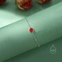 Sterling Silver Genuine Red Onyx Bracelet, thumbnail 7 of 12