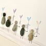 Personalised Family Balloon Tree Pebble Picture, thumbnail 4 of 5