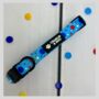 Blue Polka Dot Dog Collar, thumbnail 1 of 3