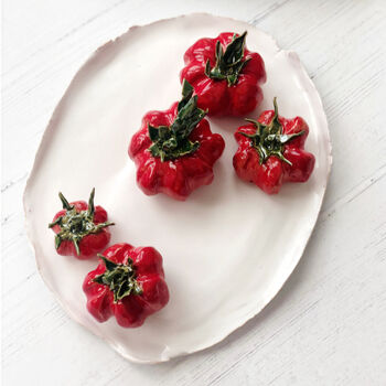 Gifts For Foodies: Ceramic Tomatoes Centrepiece, 4 of 5