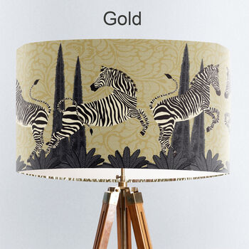 Dancing Zebra Lamp Shade, Multi Colours Available, 7 of 10
