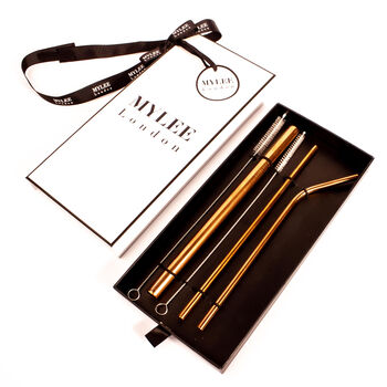Personalised Straw Gift Set With Free Gift Wrapping, 5 of 12