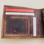 Vintage Leather Wallet ~ Rfid Protected, thumbnail 5 of 8