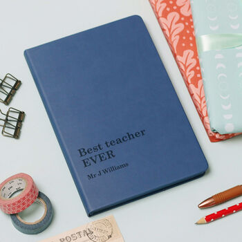 Best Teacher Ever Personalised Notebook, 11 of 12