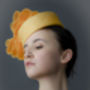 Orange Hat With Bow Detail, thumbnail 1 of 3