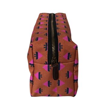 Neon Triangle Print 'Knockout' Pouch, 3 of 3