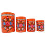 Hand Painted Tea Coffee Sugar Canister Set, thumbnail 6 of 9