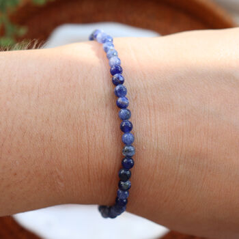 Sodalite Crystal Bracelet For Confidence And Calm, 4 of 6
