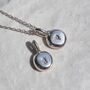 Personalised Initial Molten Pebble Necklace, thumbnail 1 of 9