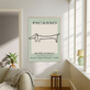 Picasso Line Drawing Dog Art Print, thumbnail 2 of 3
