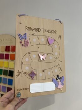 Personalised Kids Reward / Behaviour Chart Tracker Fairy, 3 of 3