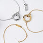 Personalised Glistering Eclipse Bracelet In Gold, thumbnail 1 of 6