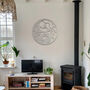 Metal Wall Art Yin Yang Symbol With Tree Branches, thumbnail 6 of 12