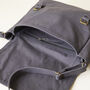 Fair Trade Unisex Canvas Satchel Vegan 100% Cotton, thumbnail 6 of 12