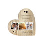 Personalised Couples Photo Wooden Freestanding Heart, thumbnail 5 of 7