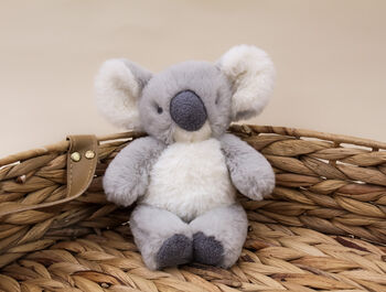 Personalised Soft Blue Elephant Newborn Toy, 6 of 6