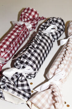Personalised Handmade Fabric Christmas Crackers, 7 of 12