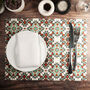 Aztec Hand Printed Fabric Placemat Set, thumbnail 5 of 11