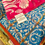 Medium Zero Waste Upcycled Sari Gift Wrap, thumbnail 10 of 12