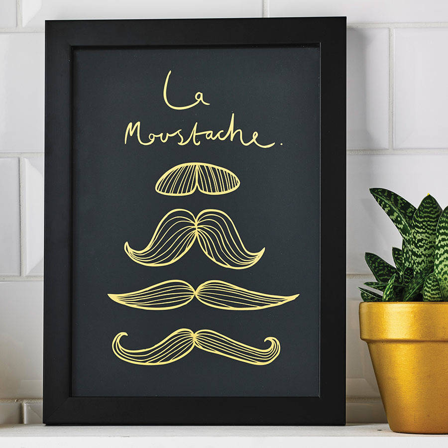 Moustache Print, 1 of 5