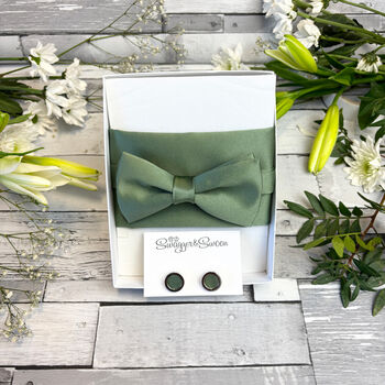 Dark Sage Wedding Set, 4 of 9