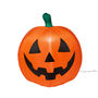 Inflatable Jack O Pumpkin Halloween Decoration, thumbnail 2 of 2