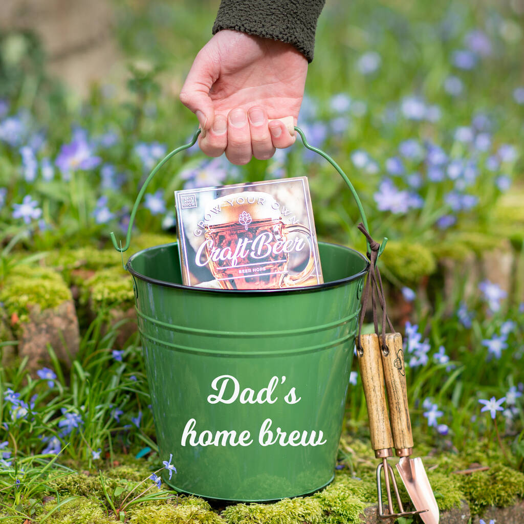 Personalised Grow Your Own Craft Beer And Bucket, 1 of 4