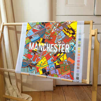 Manchester City Map Tapestry Kit, 4 of 4