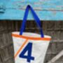 Genoa Upcycled Sailcloth Tote Bag, thumbnail 6 of 8